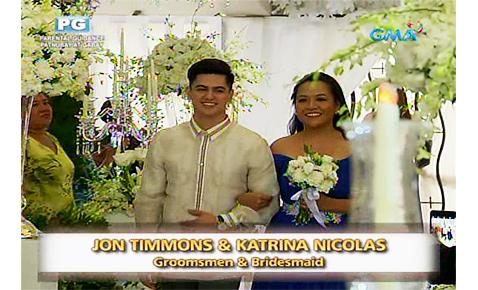 Groomsman and Bridesmaid