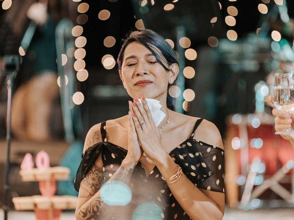 FastAngieFurious40 Angie Mead King's 40th birthday celebration GMA Entertainment