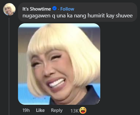 It's Showtime comment