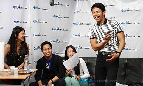 'Kakambal ni Eliana' cast at the GMANetwork.com Live Chat