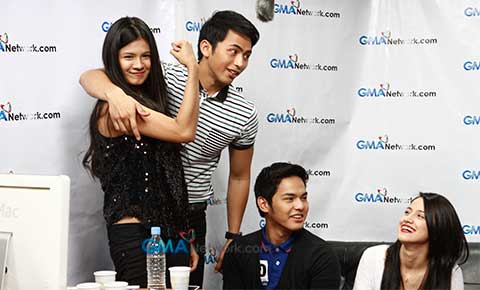 'Kakambal ni Eliana' cast at the GMANetwork.com Live Chat