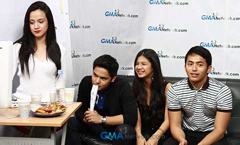 'Kakambal ni Eliana' cast at the GMANetwork.com Live Chat