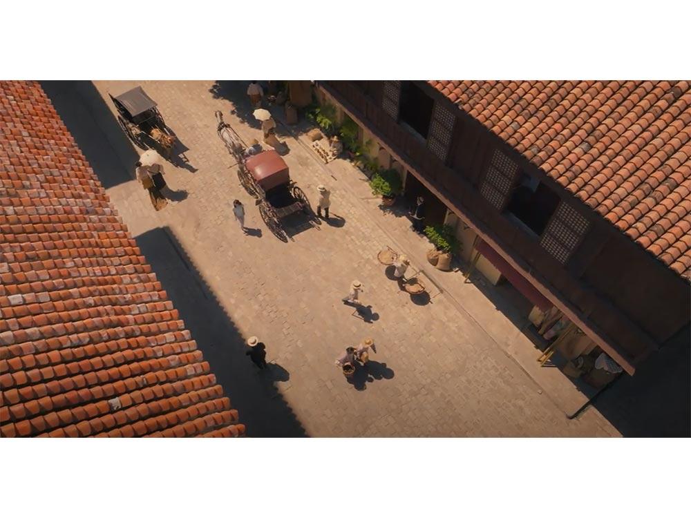 Klay walking with VFX