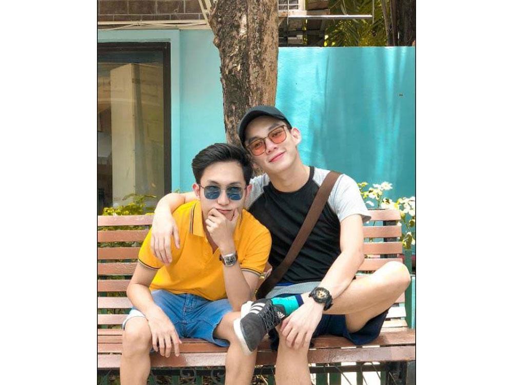 Mikey Bustos and partner RJ Garcia celebrate their 10th anniversary ...