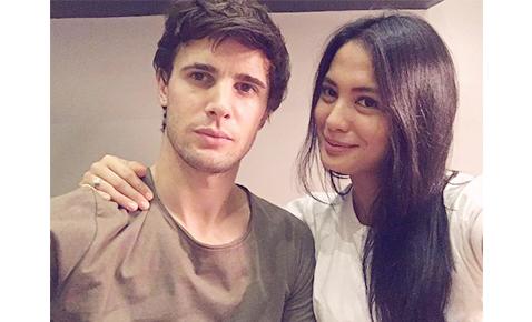 Isabelle Daza and Adrian Semblat