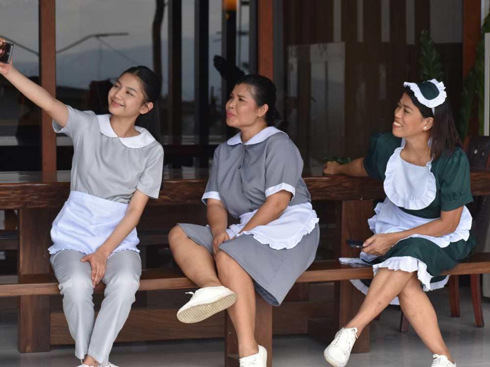 Anne, Loida, and Jenny