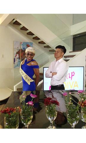 Pauleen's bridesmaid