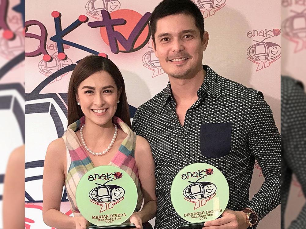 Star couple Dingdong Dantes, Marian Rivera get 'Sinovaxed' in Taguig