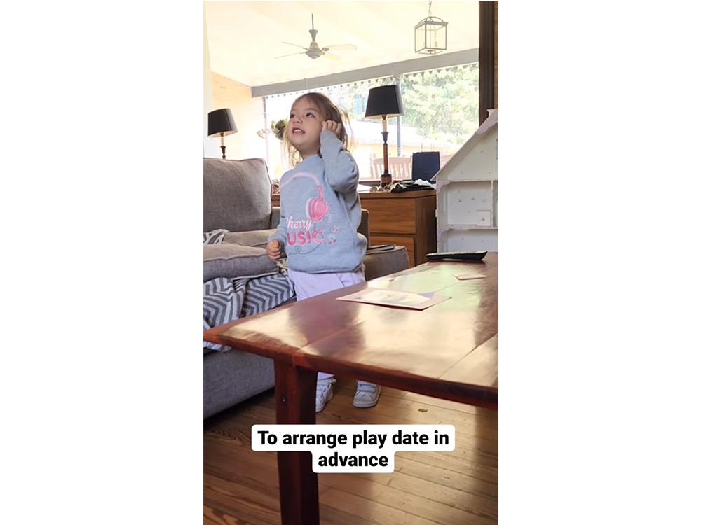 Playdate arrangement