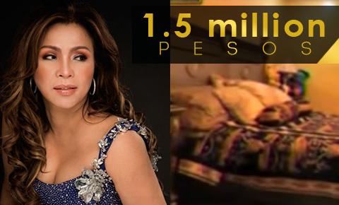 Claire dela Fuente's Versace bedroom set