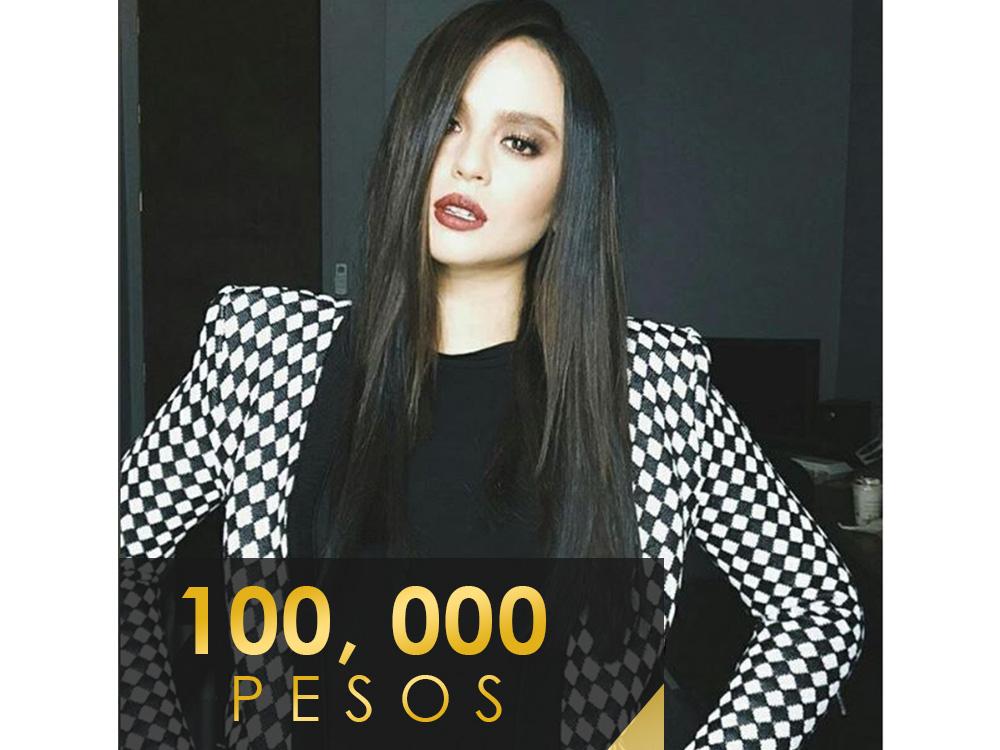 Georgina Wilson's Balmain knit jacket