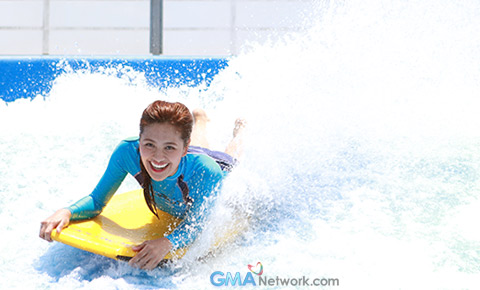 Bodyboarding manuever