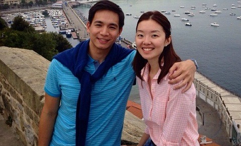 Chris Tiu and Clarisse