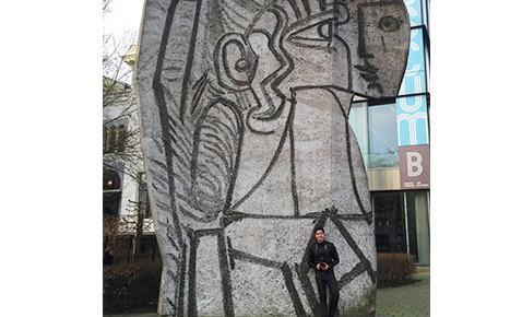 Photo with Sylvette.