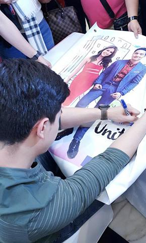 Alden’s autograph