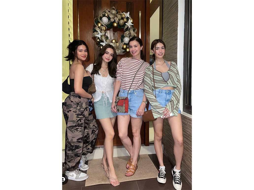 All the photos that prove Sunshine Cruz and her daughters, Angelina