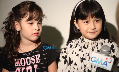 At the Press Conference for Luna Blanca