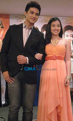 At the press conference of 'Anna Karenina'