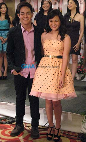 At the press conference of 'Anna Karenina'