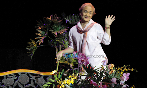 At the press conference of 'Aso Ni San Roque'