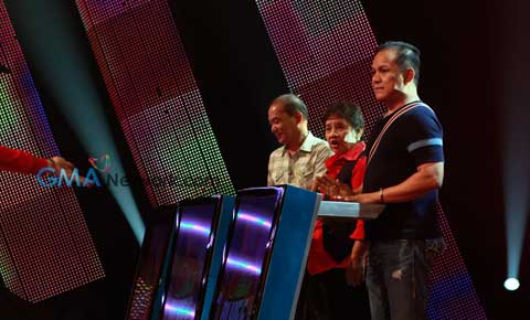 At the press conference of 