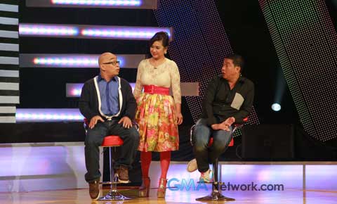 At the press conference of 