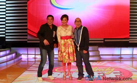 At the press conference of 