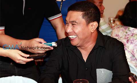 At the press conference of 