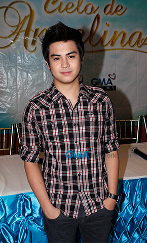 At the press conference of 'Cielo De Angelina'