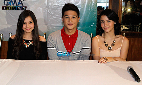 At the press conference of 'Cielo De Angelina'