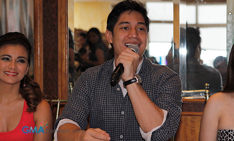 At the press conference of 'Cielo De Angelina'