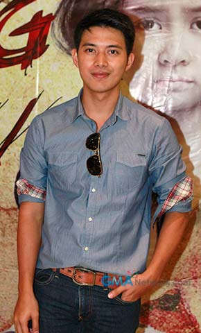 At the press conference of 'Agustin dela Cruz's Mga Basang Sisiw'