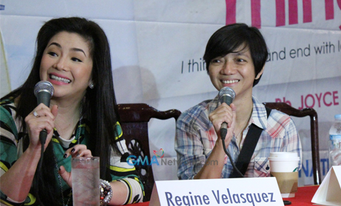 At the Press Conference of 'Of All the Things'