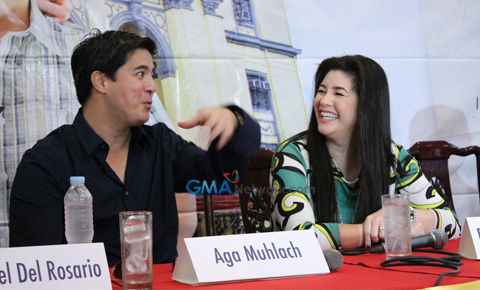 At the Press Conference of 'Of All the Things'