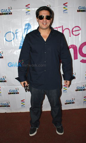 At the Press Conference of 'Of All the Things'
