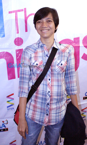 At the Press Conference of 'Of All the Things'