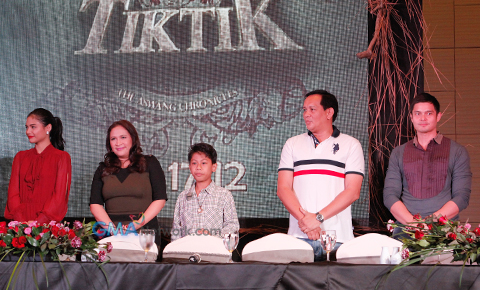 At the press conference of 'Tiktik: The Aswang Chronicles'