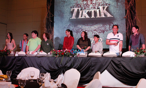 At the press conference of 'Tiktik: The Aswang Chronicles'