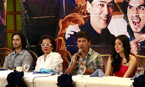 At the press conference of 'Vampire ang Daddy Ko.'