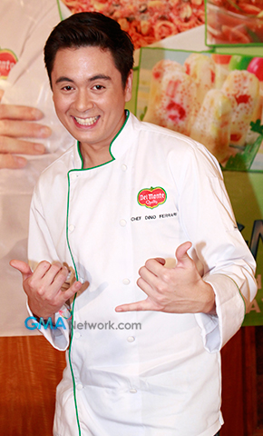 At the press conference of the new season of Del Monte Kitchenomics