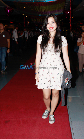 At the Red Carpet Premiere of 'Just One Summer'