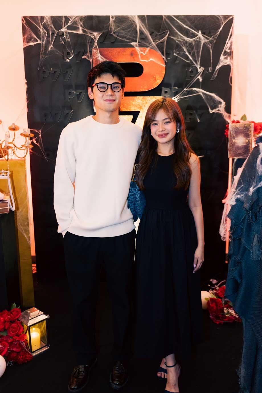 Dustin Yu and Bianca de Vera