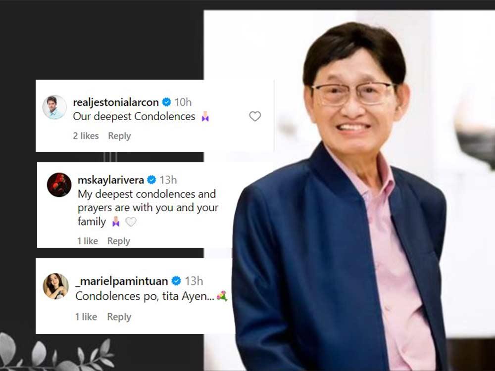 Ayen Munji Laurel expresses grief over father s death GMA