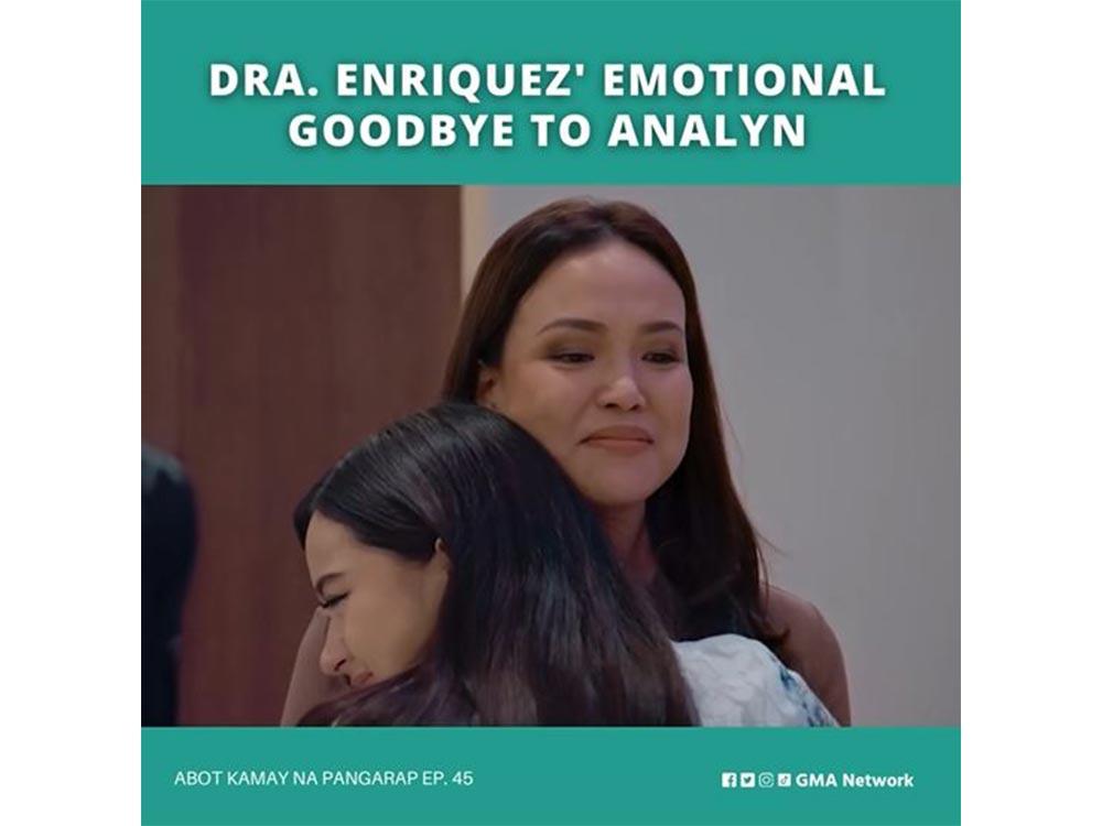 Dra. Enriquez' emotional goodbye