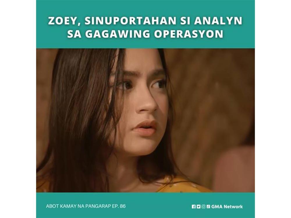 Zoey supports Analyn