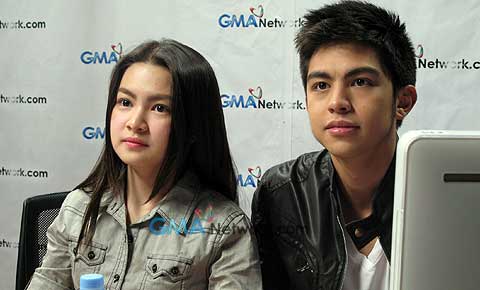 Barbie and Derrick's moments at the GMANetwork Live Chat