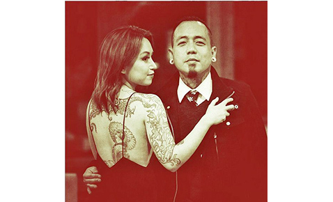 Sara Abad and Jay Contreras