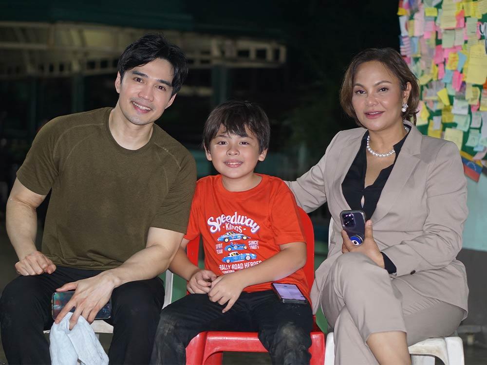 James Blanco, Euwenn Mikaell, and Eula Valdes