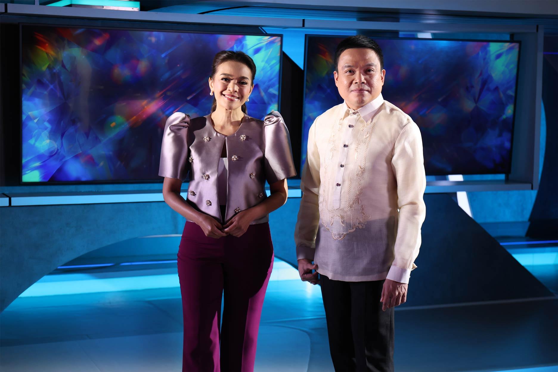 Vicky Morales and Emil Sumangil