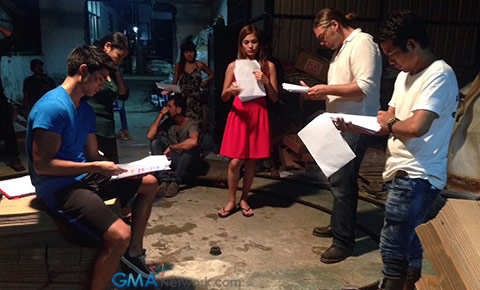 Script-reading with director